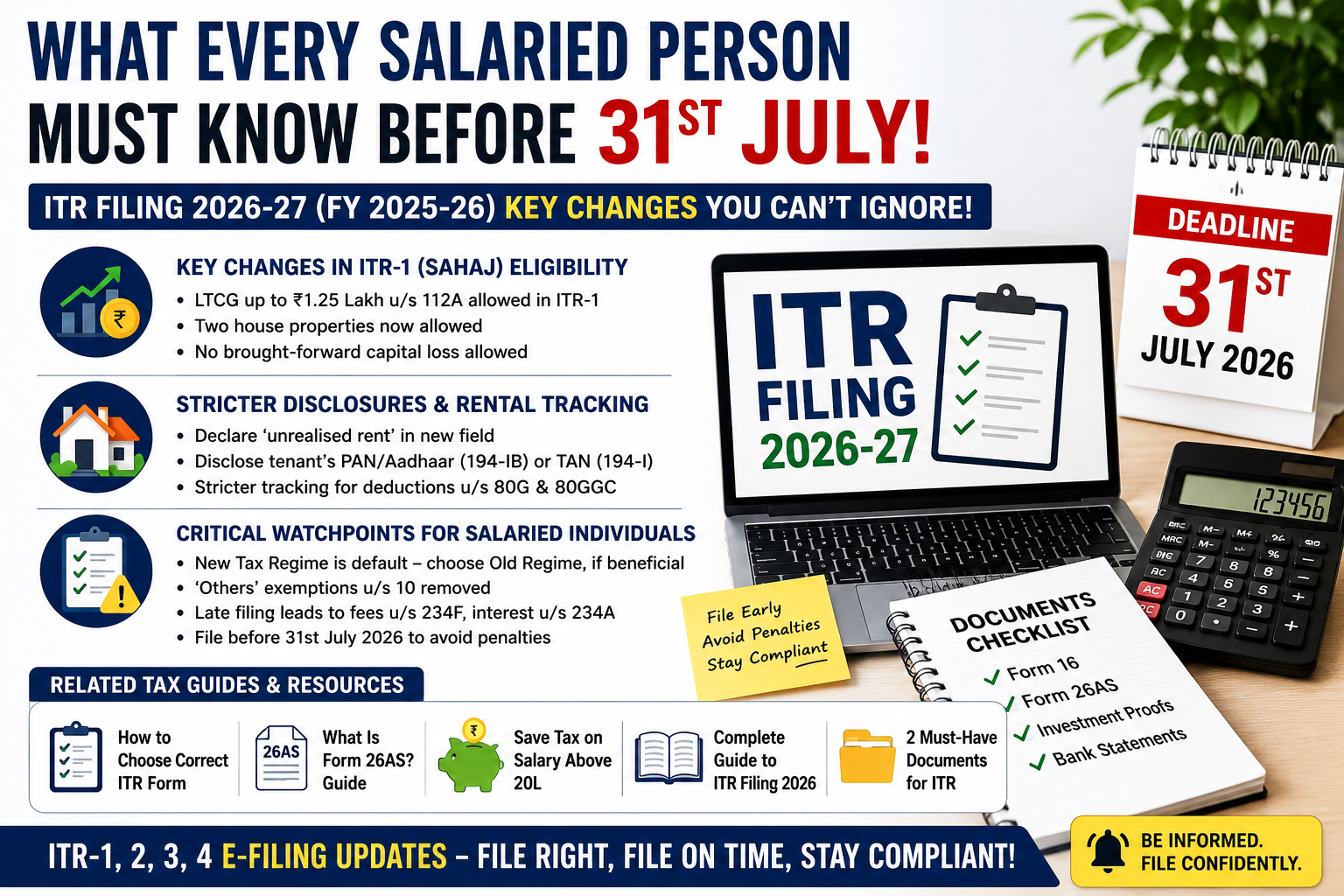 What Every Salaried Person Must Know Before 31st July!
